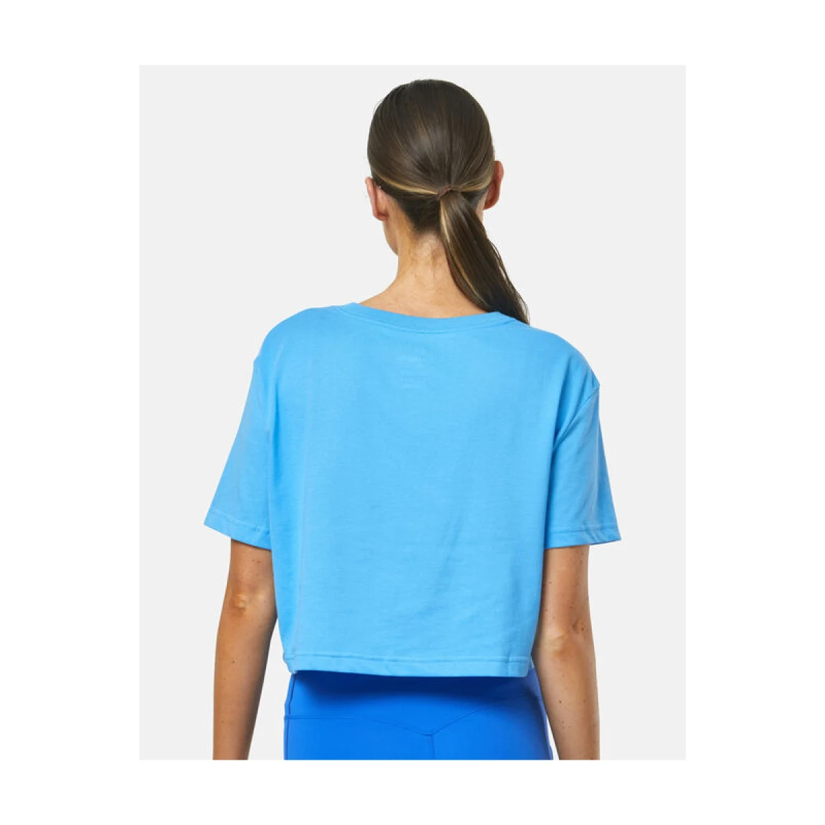 Dámske tréningové tričko s krátkym rukávom NIKE PRO W GRX SS-FQ4985-412-UNIVERSITY BLUE · záber 3