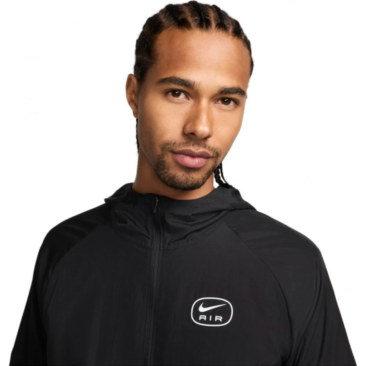 Pánska tréningová bunda NIKE M NSW SW AIR RUN JKT-010 BLACK REFLECTIVE SILV · záber 4