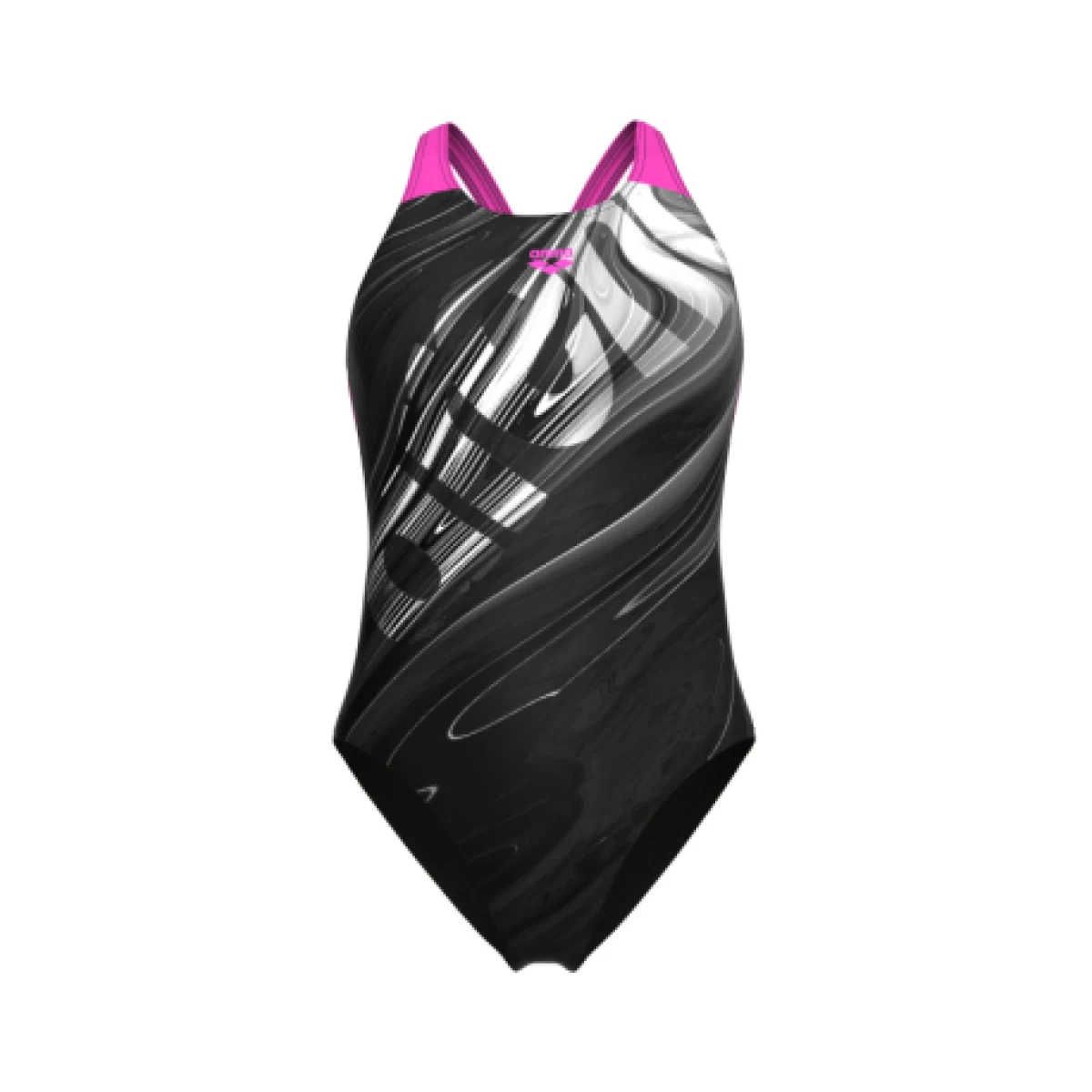 Dámske plavecké jednodielne plavky ARENA WOMENS FLOW SWIMSUIT V BACK LB · záber 1