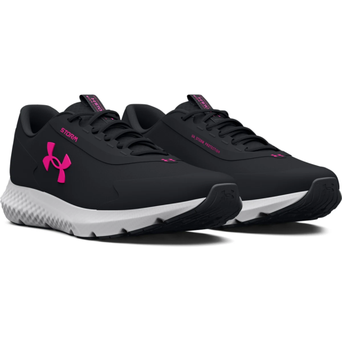 Dámska bežecká obuv UNDER ARMOUR UA W Charged Rogue 3 Storm black jet gray rebel pink · záber 3