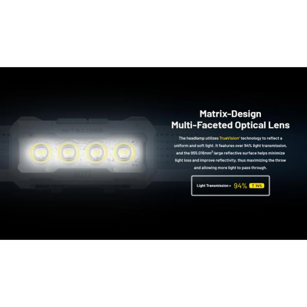 Čelovka NITECORE NU27 - 123M - 600LM · záber 5