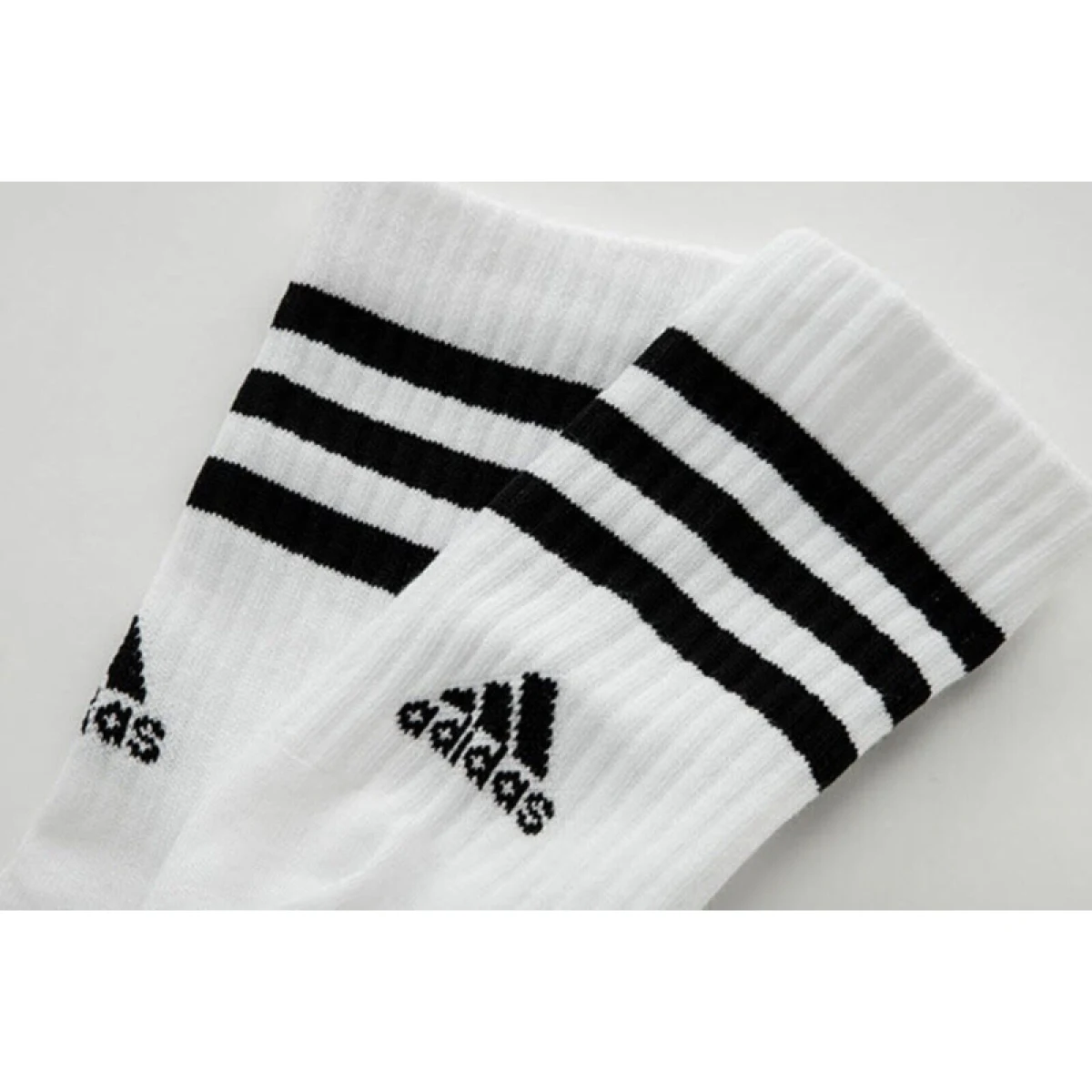 Ponožky ADIDAS 3S C SPW CRW 3P WHITE BLACK · záber 4