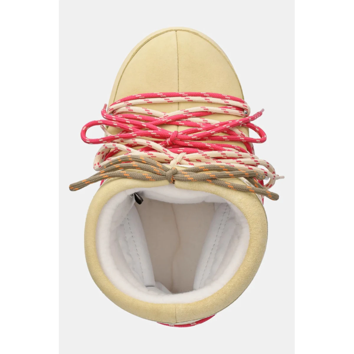 Dámske nízke zimné topánky MOON BOOT MB ICON LOW SUEDE LACES-B021 LIGHT YELLOW · záber 5