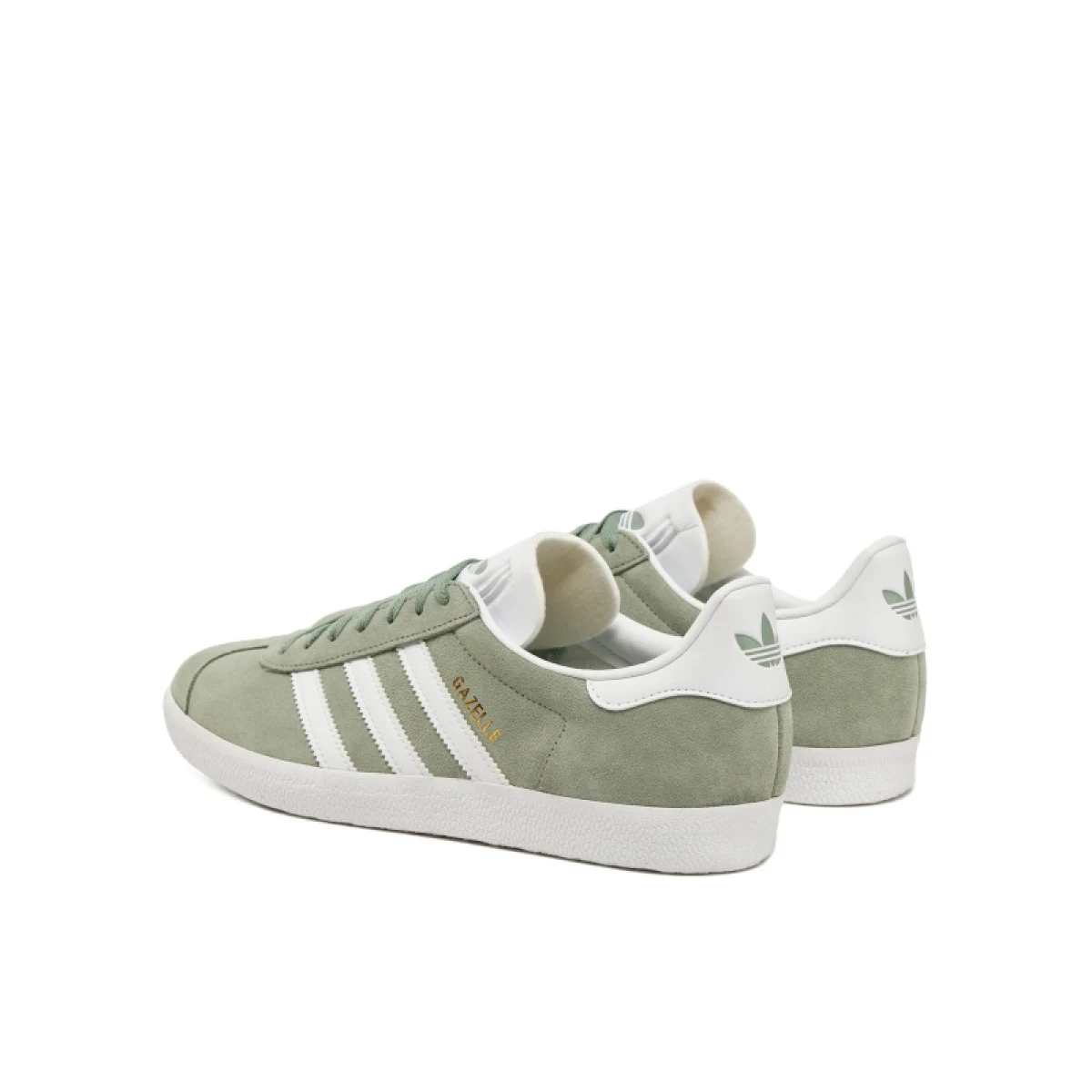 Pánska vychádzková obuv ADIDAS ORIGINALS Gazelle silver green cloud white gold metallic · záber 4