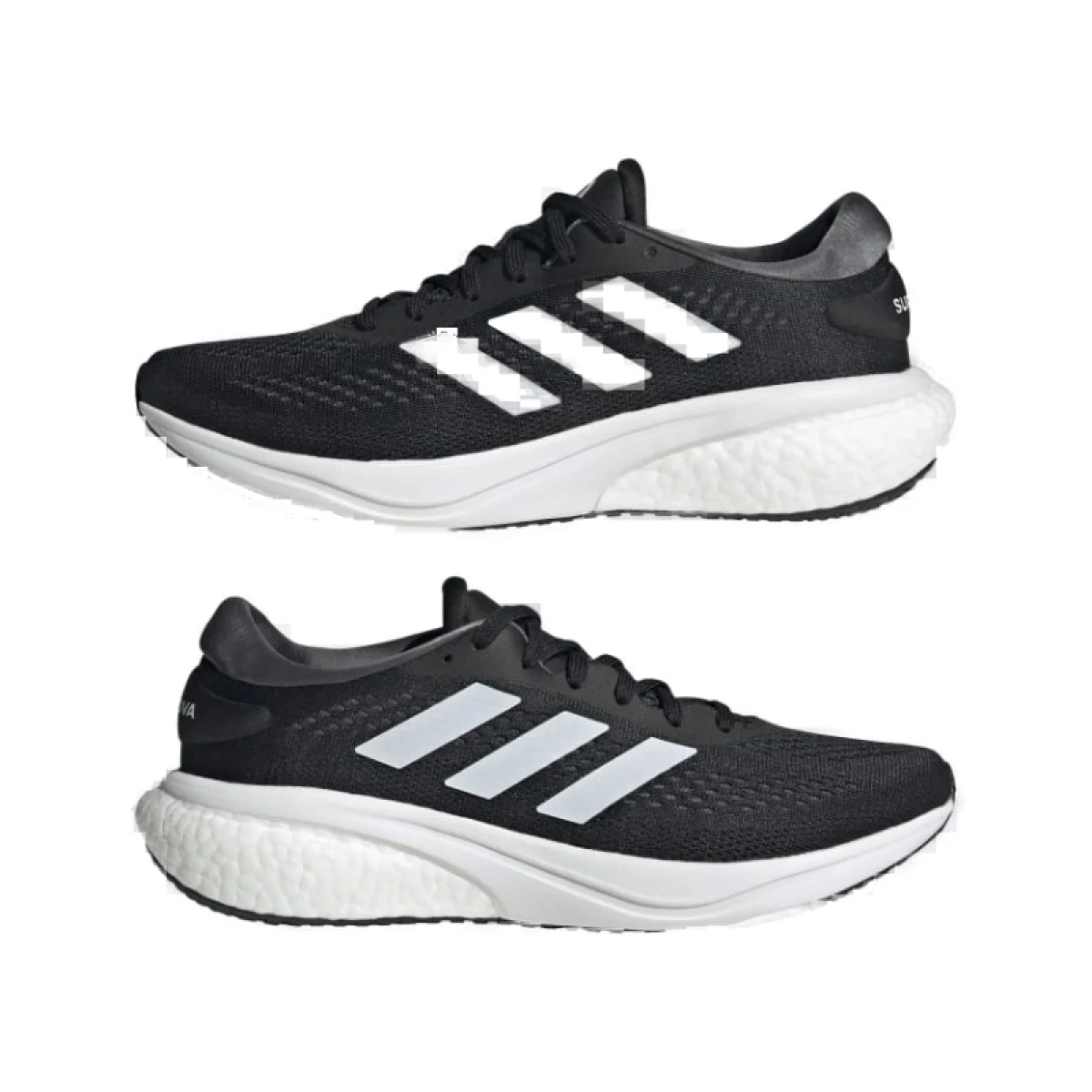 Pánska bežecká obuv ADIDAS Supernova 2 core black cloud white grey six · záber 4