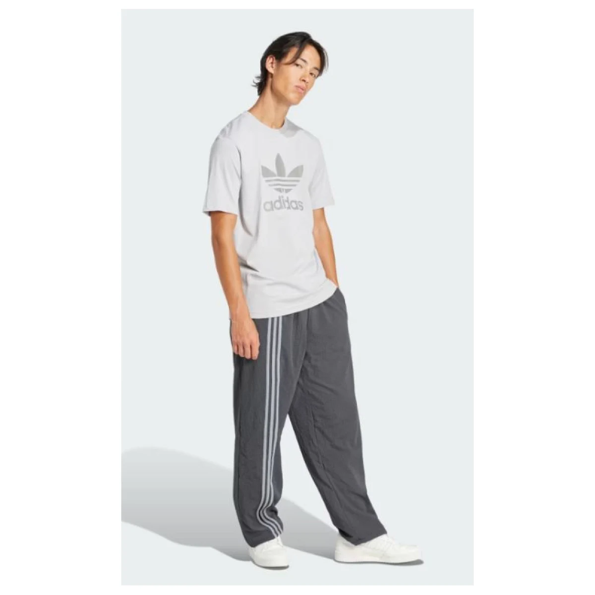 Pánske tričko s krátkym rukávom ADIDAS ORIGINALS TREFOIL T-SHIRT-GRETWO · záber 3