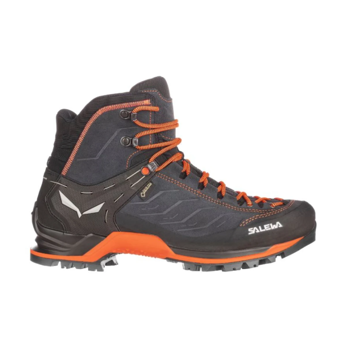 Pánska členková turistická obuv SALEWA MTN Trainer Mid GTX asphlat fluo orange · záber 2