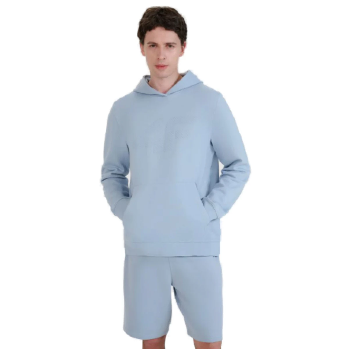 Pánska mikina s kapucňou 4F SWEATSHIRT M1621-34S-LIGHT BLUE · záber 1