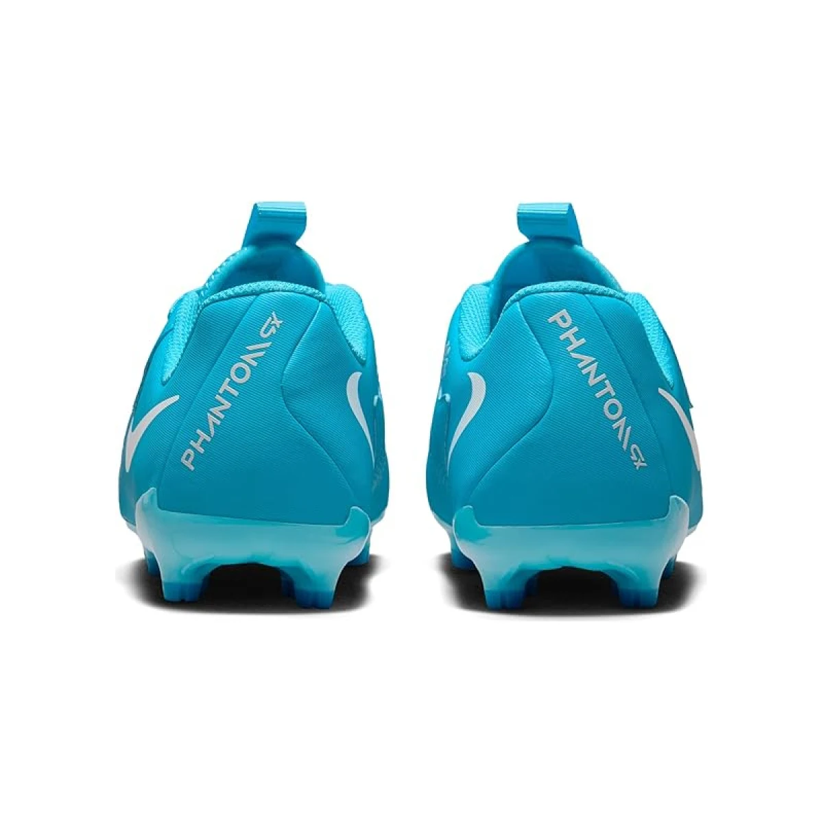 Chlapčenské futbalové kopačky outdoorové NIKE Phantom GX 2 Academy Jr FG MG blue fury white · záber 4