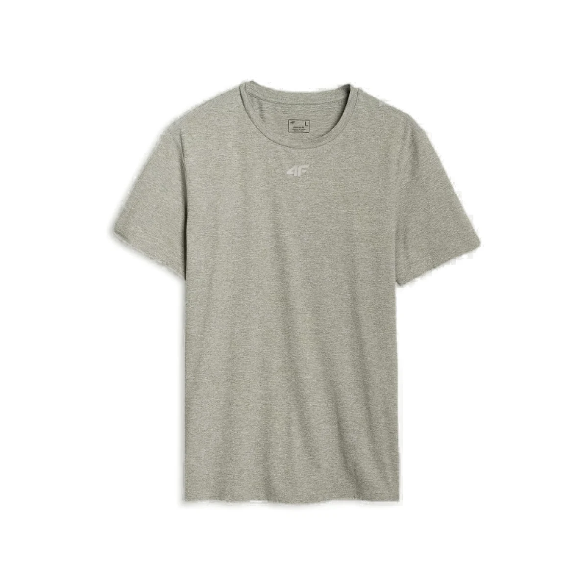 Pánske tréningové tričko s krátkym rukávom 4F TSHIRT FNK M1344-44M-OLIVE MELANGE · záber 5