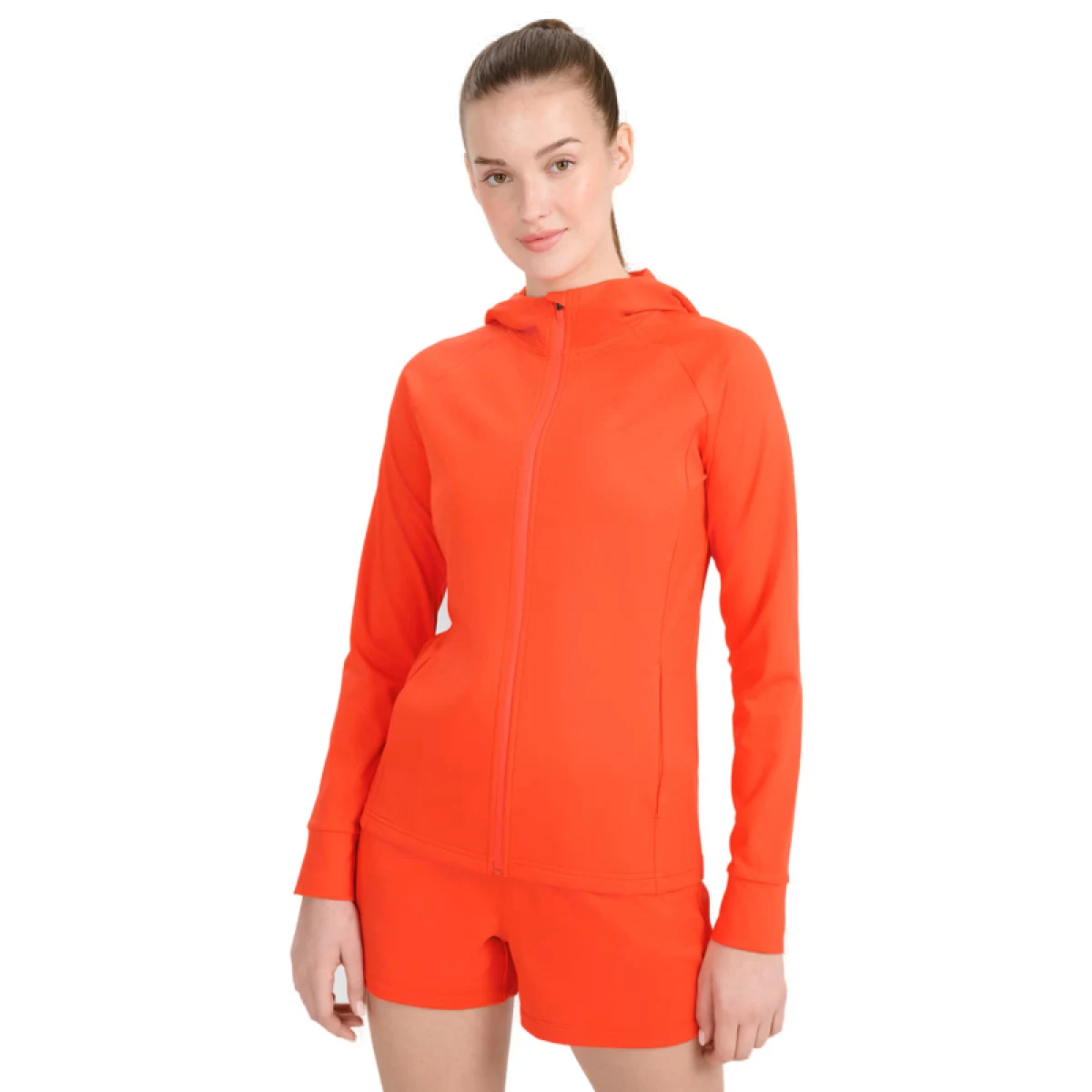 Dámska tréningová mikina so zipsom 4F SWEATSHIRT FNK F467-62S-RED · záber 2