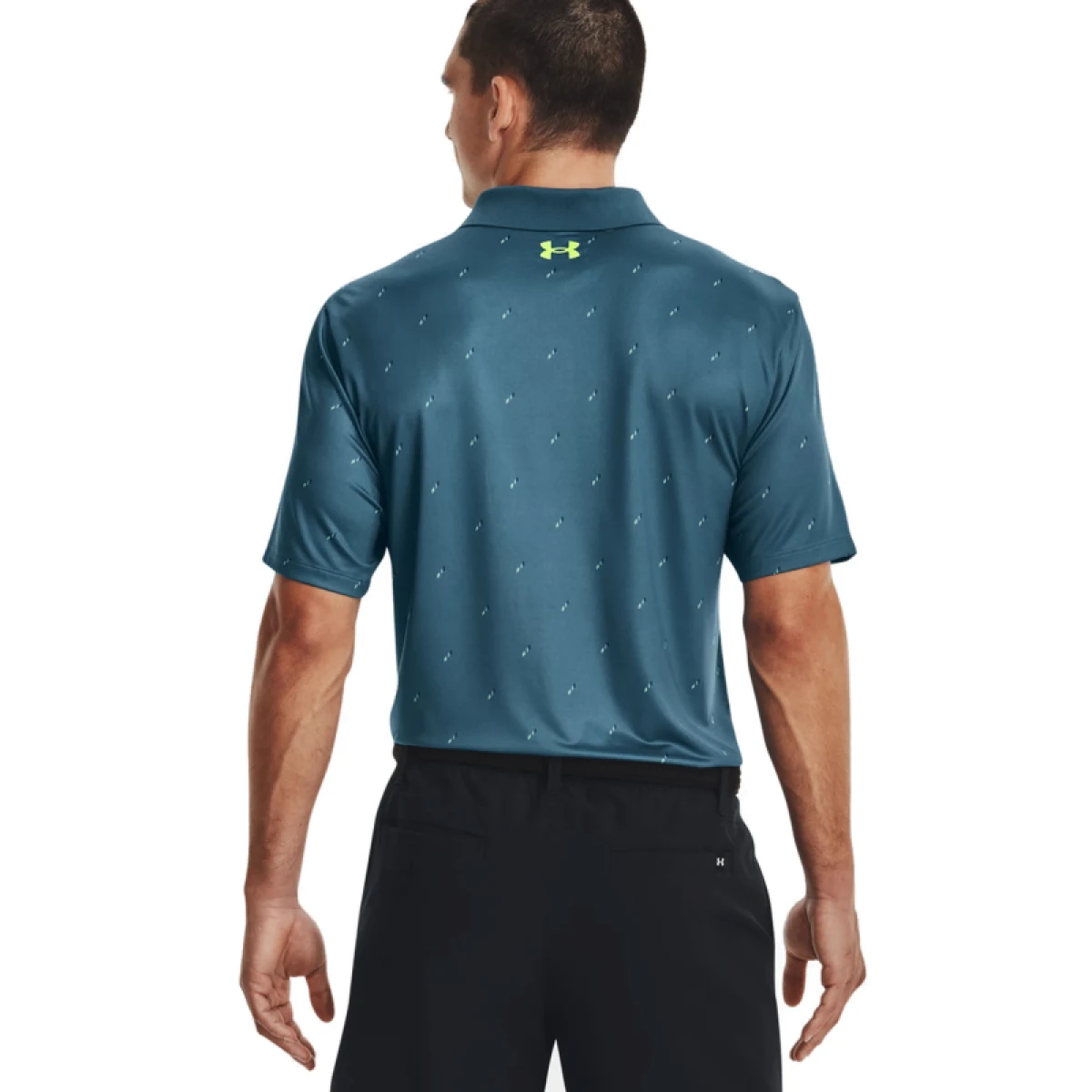 Pánske golfové polo tričko s krátkym rukávom UNDER ARMOUR UA Perf 3.0 Deuces Polo-BLU · záber 2