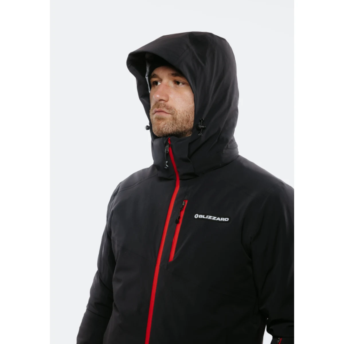 Pánska lyžiarska bunda s kapucňou BLIZZARD Ski Jacket Berwang, black · záber 2