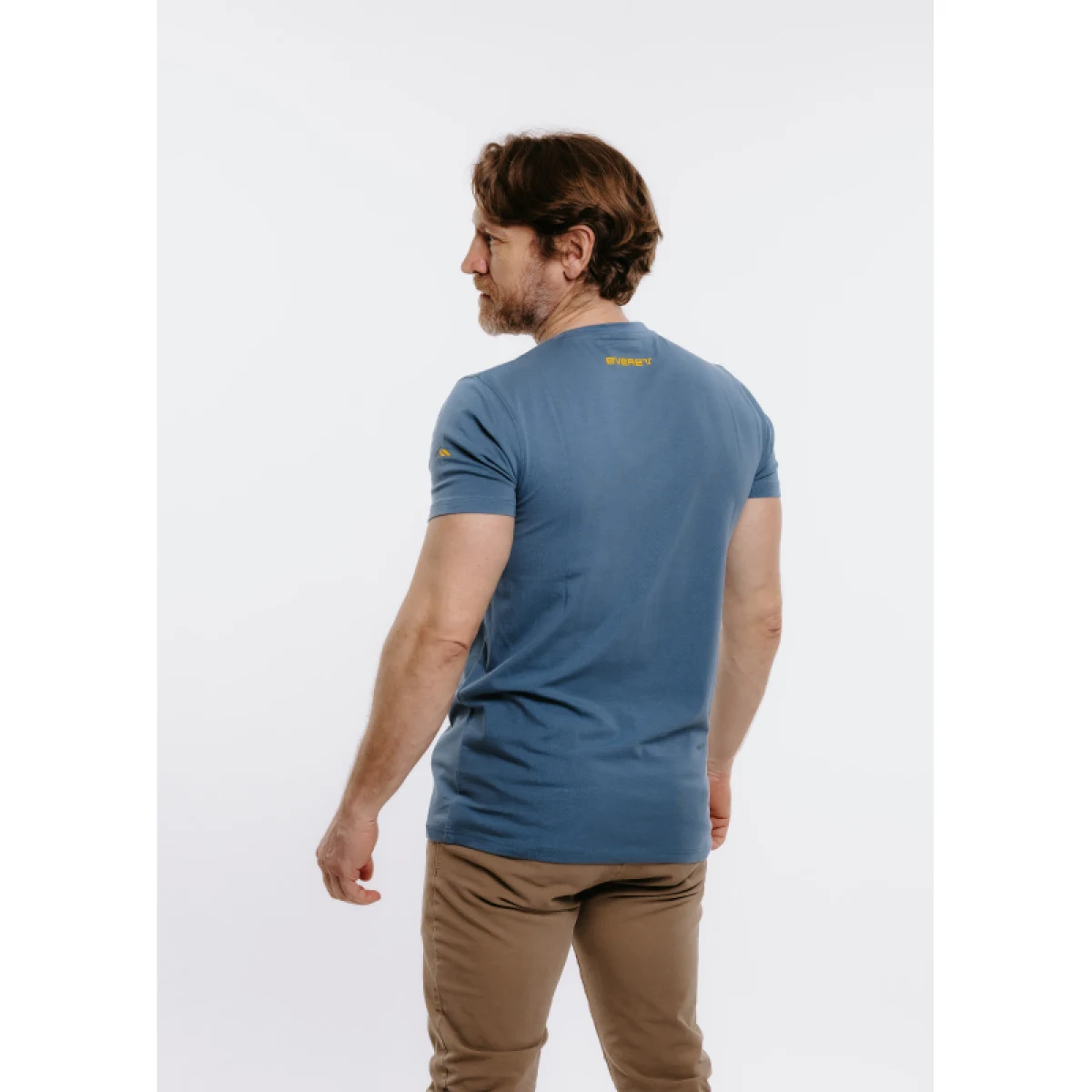 Pánske turistické tričko s krátkym rukávom EVERETT T-PEAK blue · záber 3