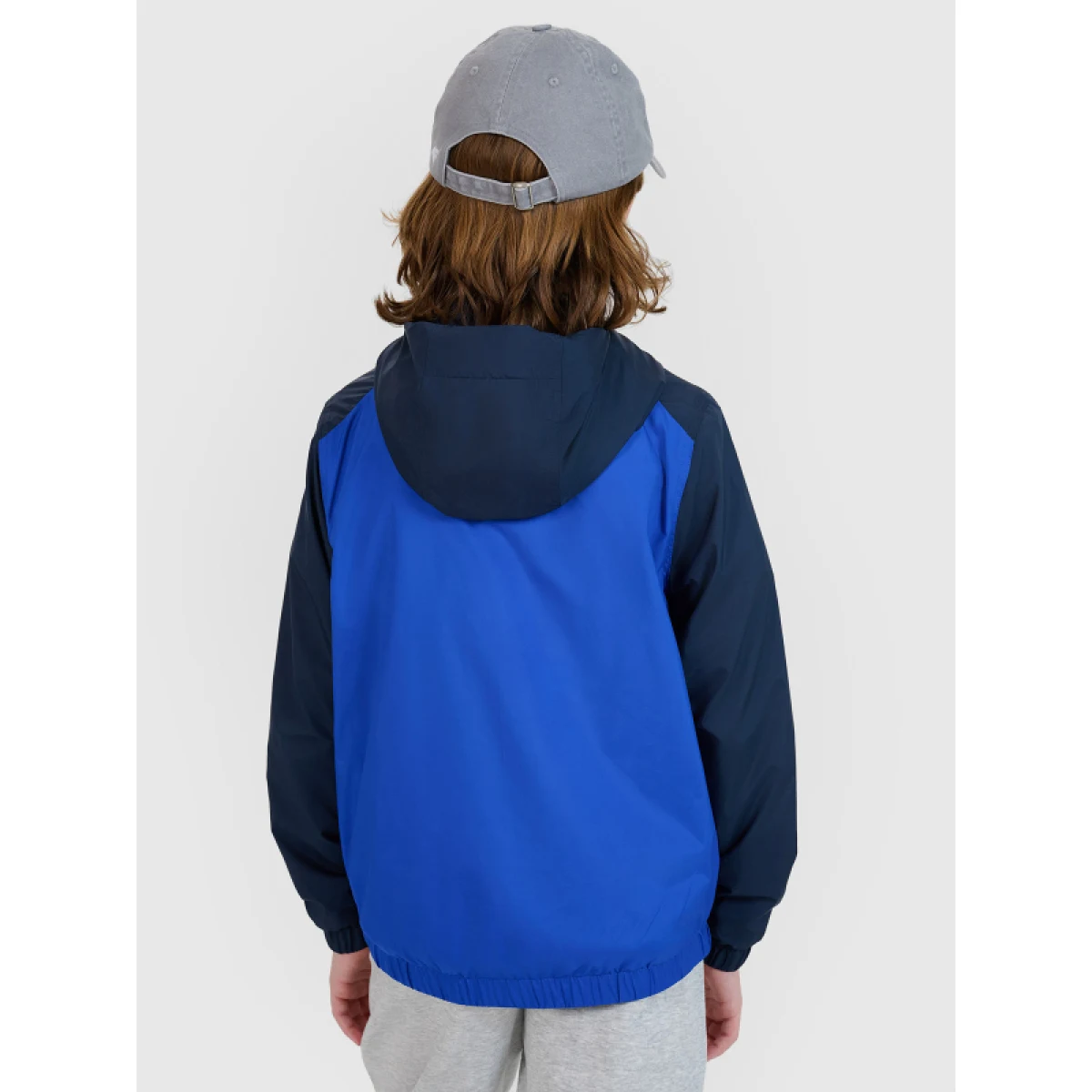 Chlapčenská bunda s kapucňou 4F JUNIOR JACKET-JWSS25TJACM185-36S-BLUE · záber 3