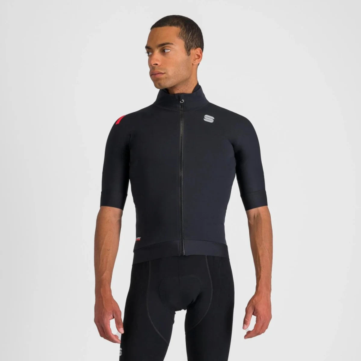 Pánska cyklistická bunda SPORTFUL Fiandre pro jacket short sleeve, black · záber 2