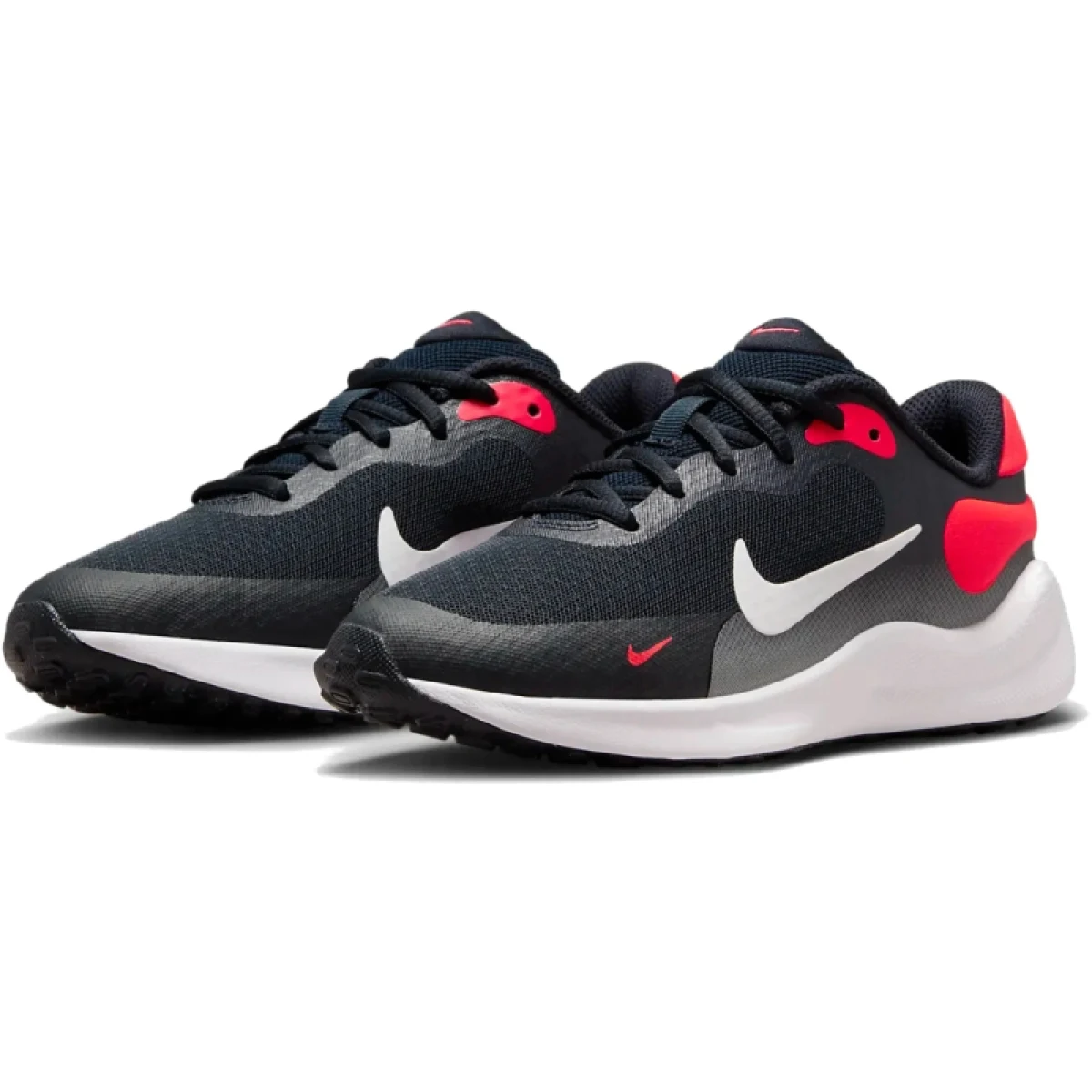 Chlapčenská športová obuv (tréningová) NIKE Revolution 7 dark obsidian bright crimson black white · záber 4