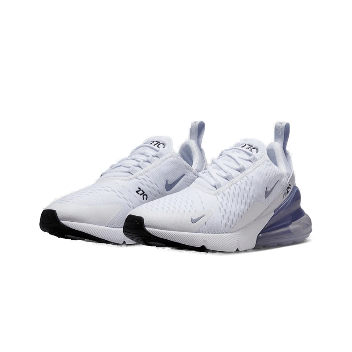 Dámska rekreačná obuv NIKE Air Max 270 white blue whisper grey white · záber 3