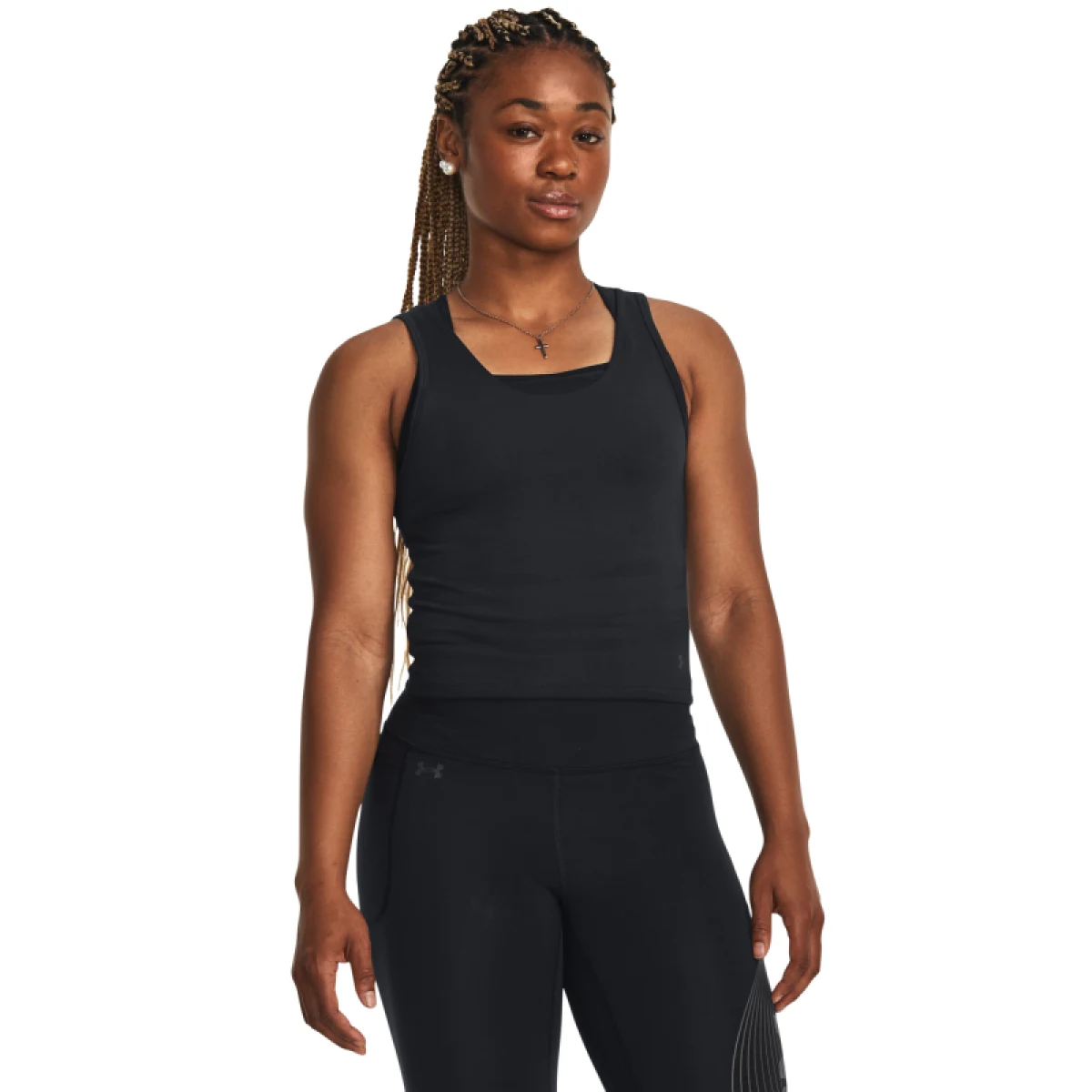Dámske tréningové tielko UNDER ARMOUR Motion Tank-BLK · záber 5