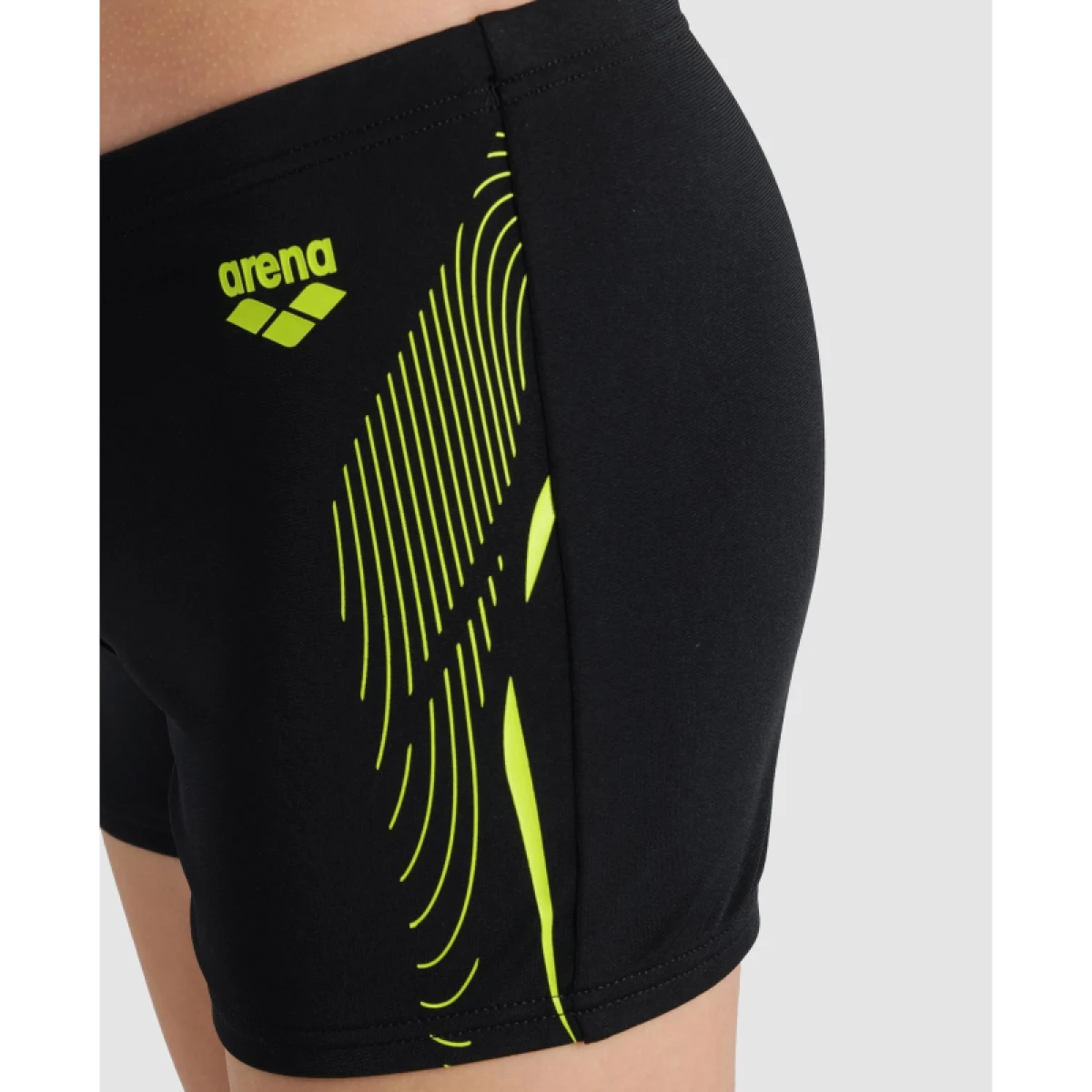 Juniorské plavecké boxerky ARENA BOYS SWIM SHORT GRAPHIC Black · záber 5