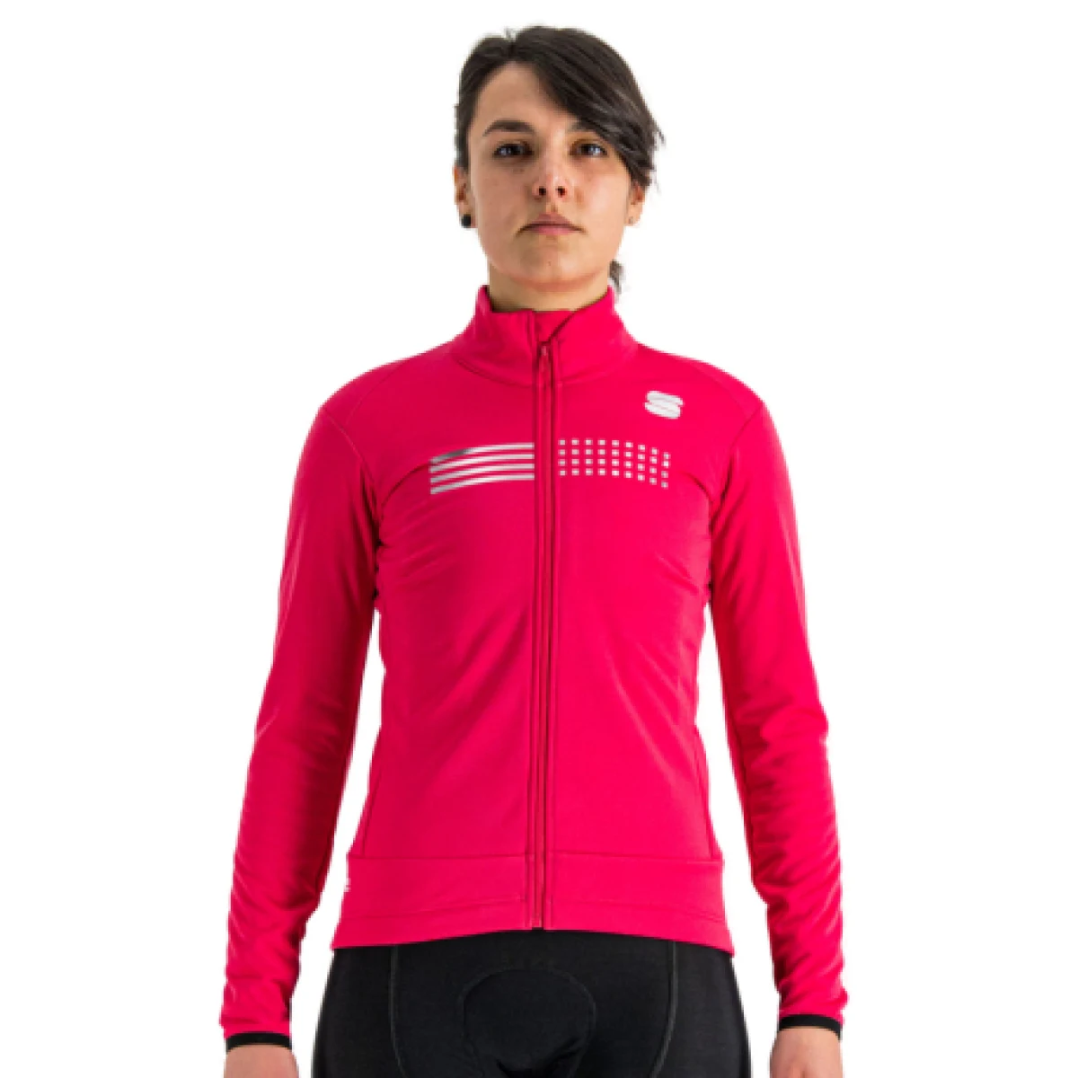 Dámska cyklistická bunda SPORTFUL Tempo w jacket, raspberry · záber 1