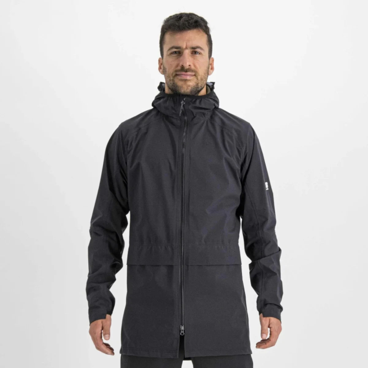 Pánska cyklistická bunda s kapucňou SPORTFUL Metro hardshell, black · záber 2