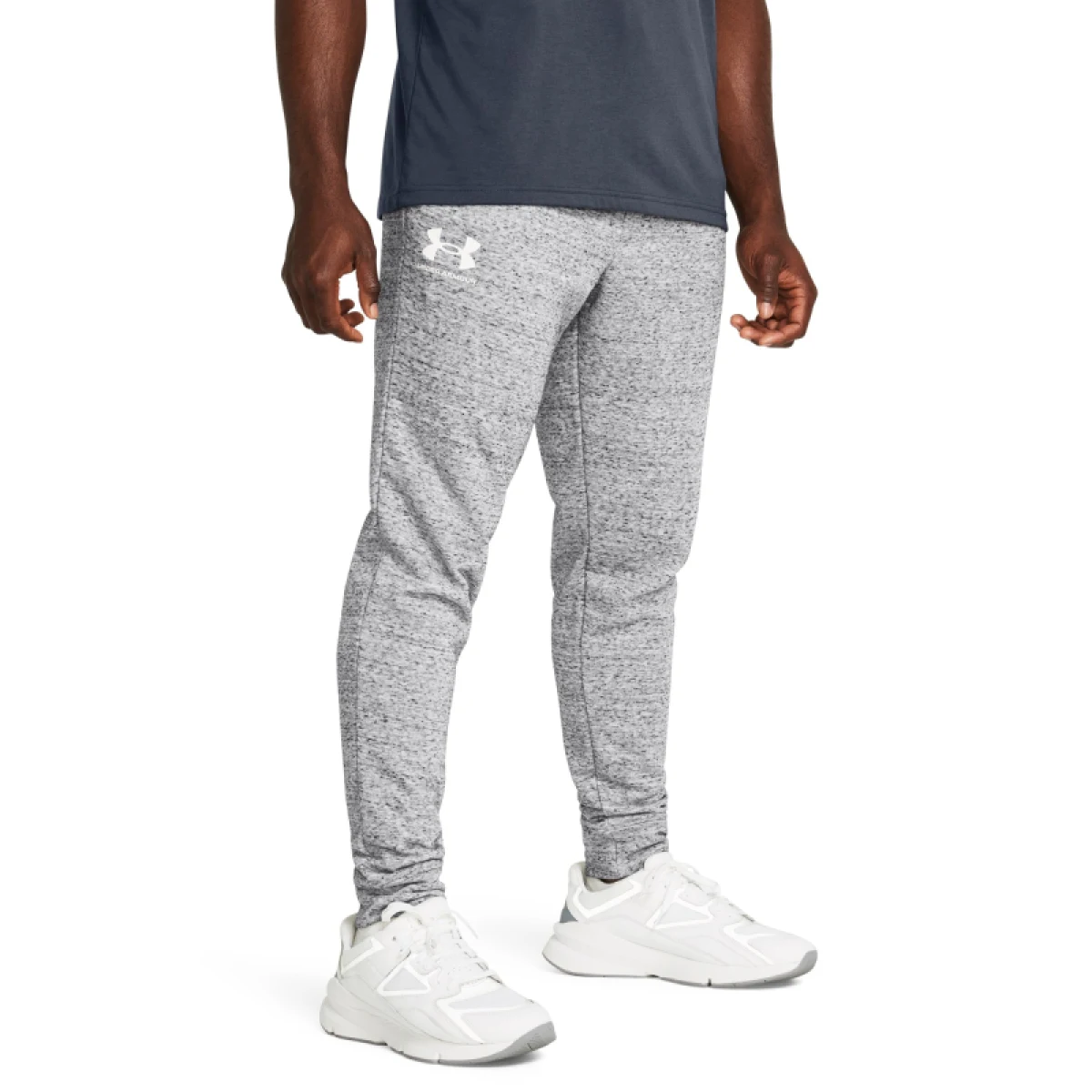 Pánske tepláky UNDER ARMOUR UA Rival Terry Jogger-GRY · záber 3
