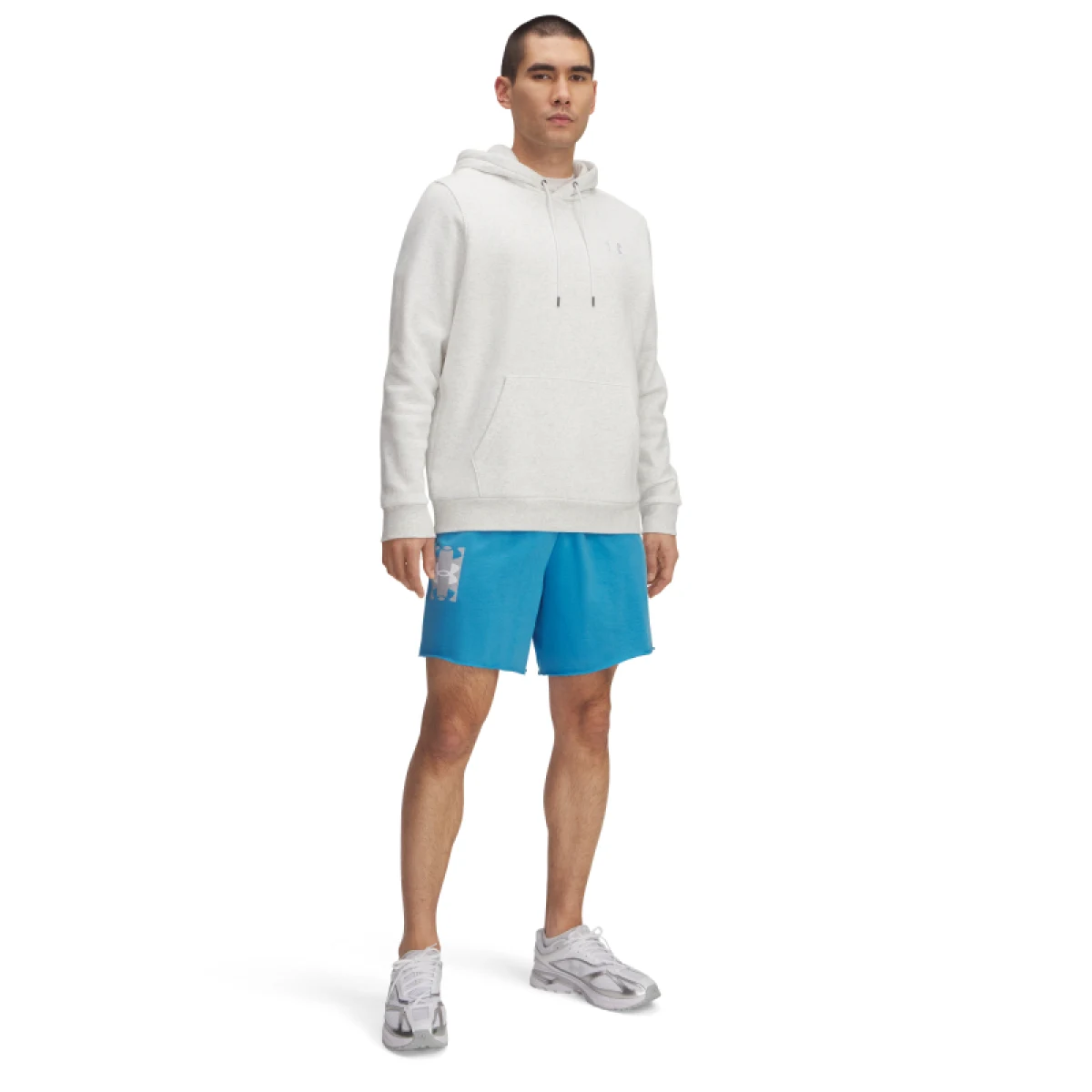 Pánske teplákové kraťasy UNDER ARMOUR UA Rival TerryLogo8inShort-BLU · záber 4