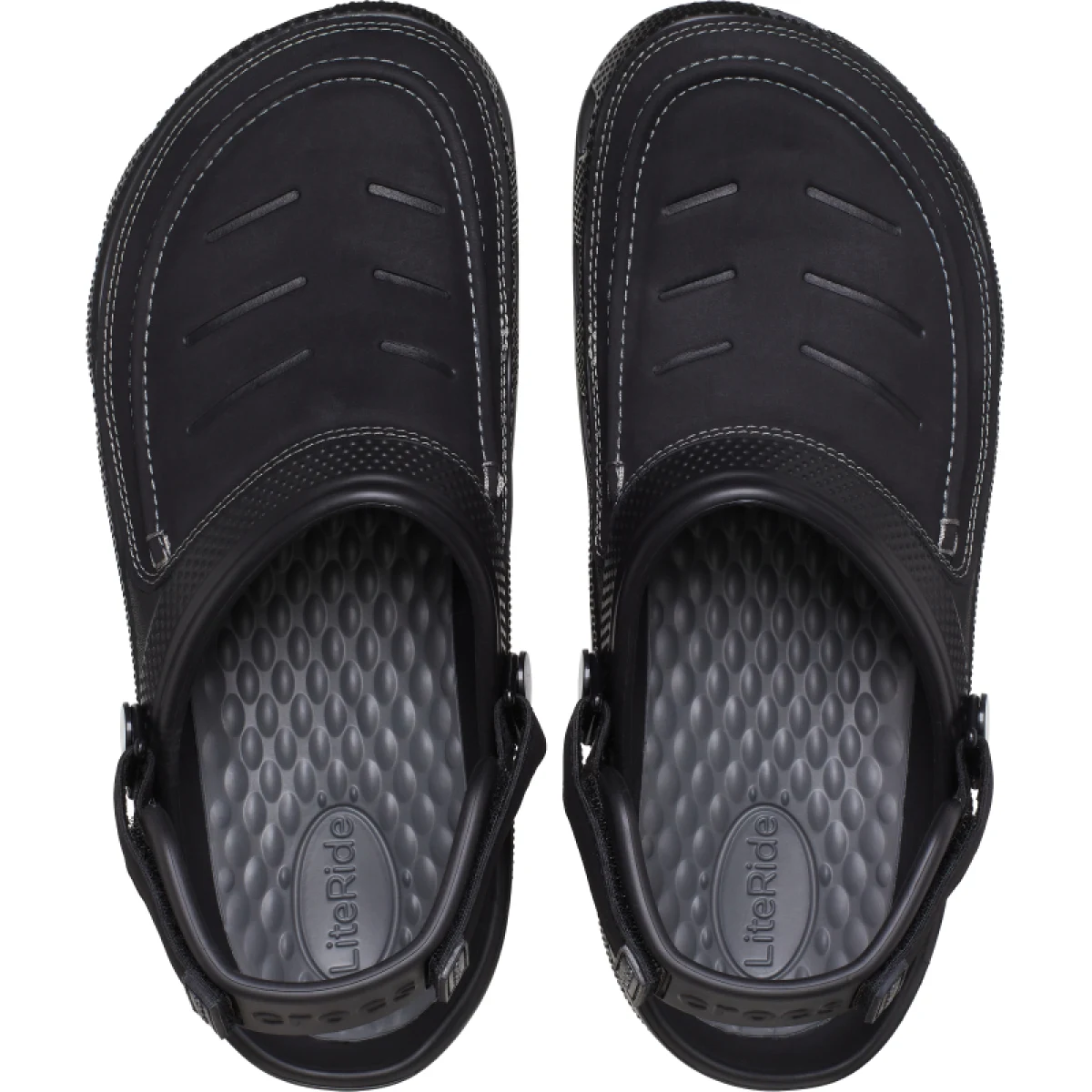 Pánske kroksy (rekreačná obuv) CROCS Yukon Vista II LR Clog M black slate grey · záber 4