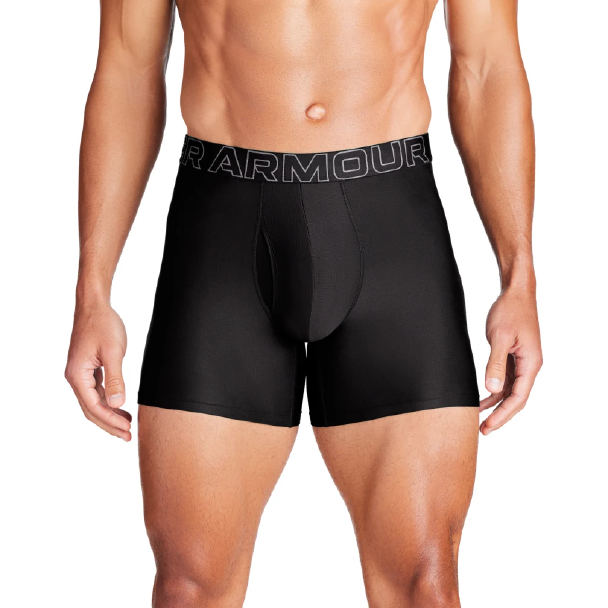Pánske boxerky UNDER ARMOUR 3 PACK-UA PERFORMANCE TECH- SOLID 6in-BLK · záber 2