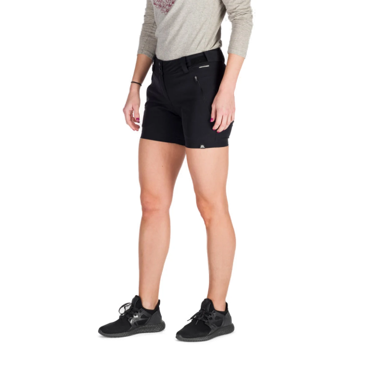 Dámske turistické kraťasy NORTHFINDER LOIS-269-black · záber 2