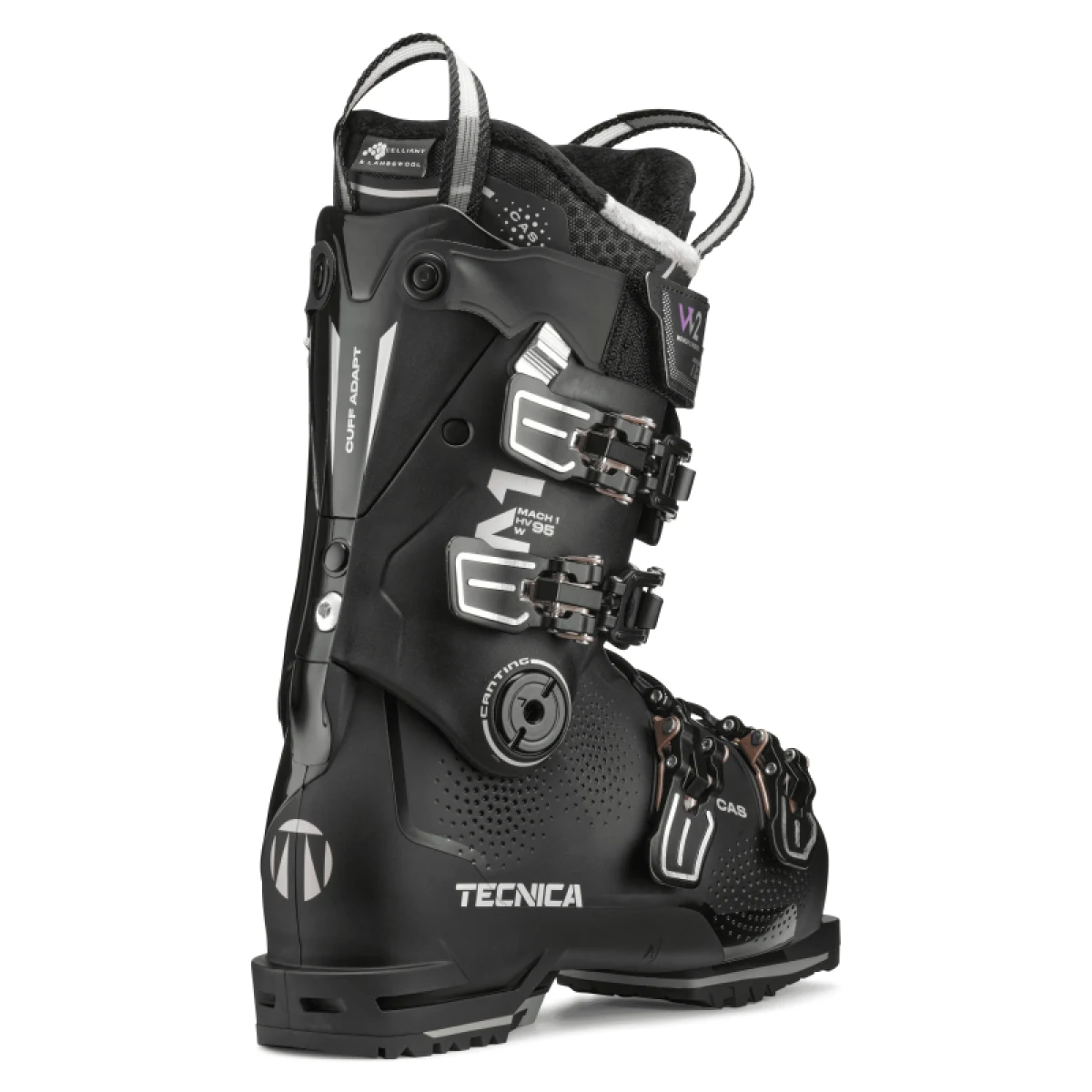 Dámske lyžiarky na zjazdovku - on piste TECNICA Mach1 HV 95 W GW, black · záber 5