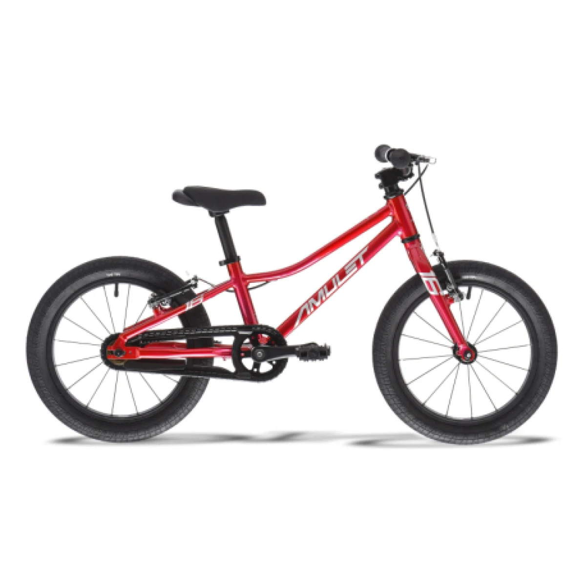 Detský horský bicykel AMULET 16 Tomcat, red shiny silver · záber 1
