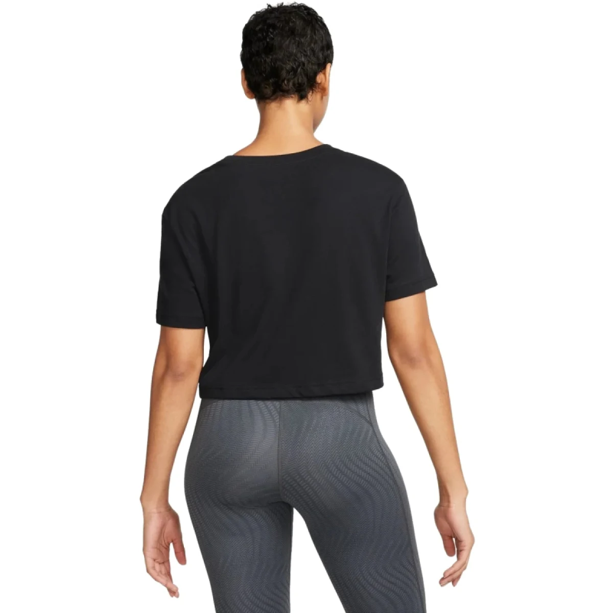Dámske tréningové tričko s krátkym rukávom NIKE PRO W GRX SS-FQ4985-010-BLACK WHITE · záber 2