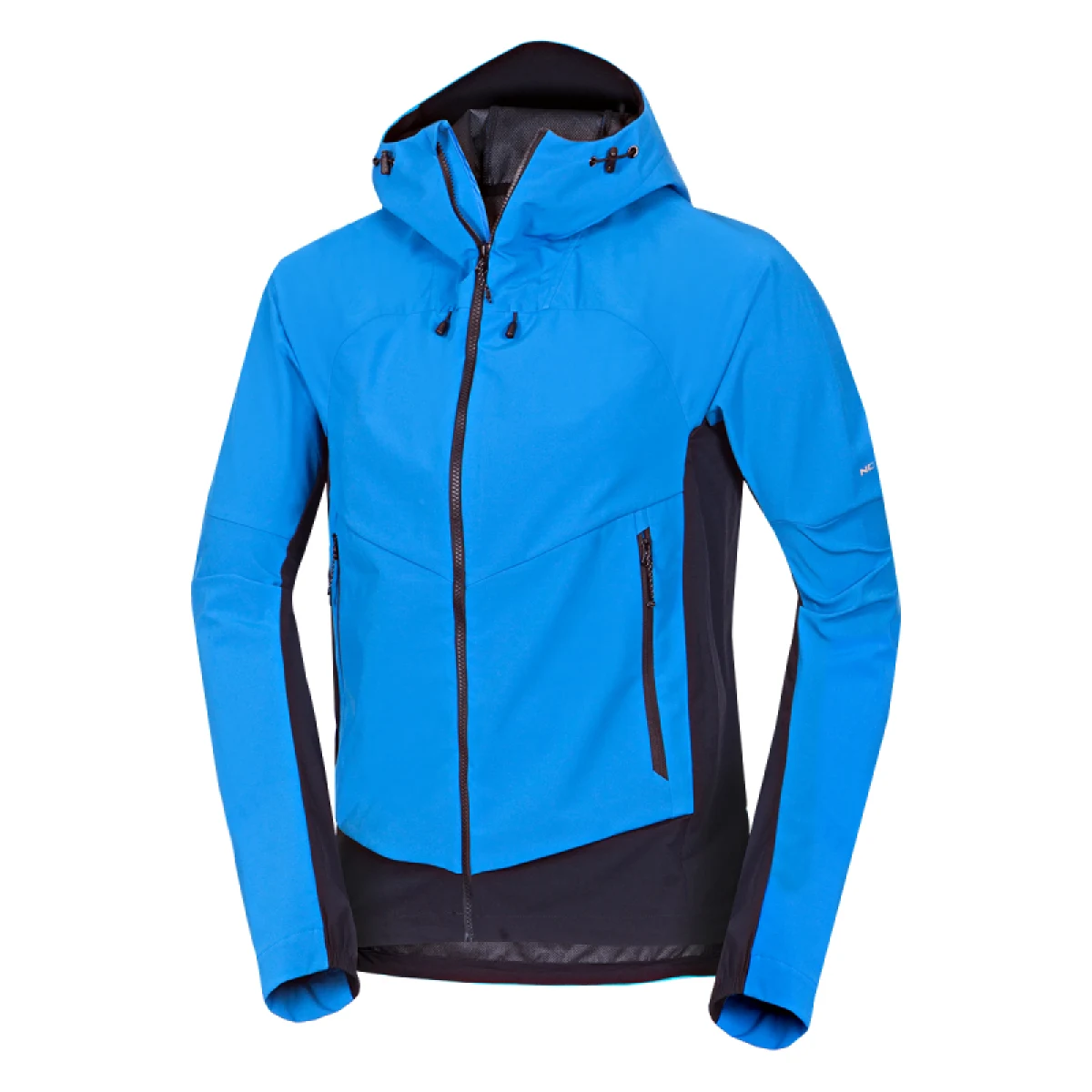 Pánska turistická softshellová bunda NORTHFINDER CIRO-282blueblack · záber 4