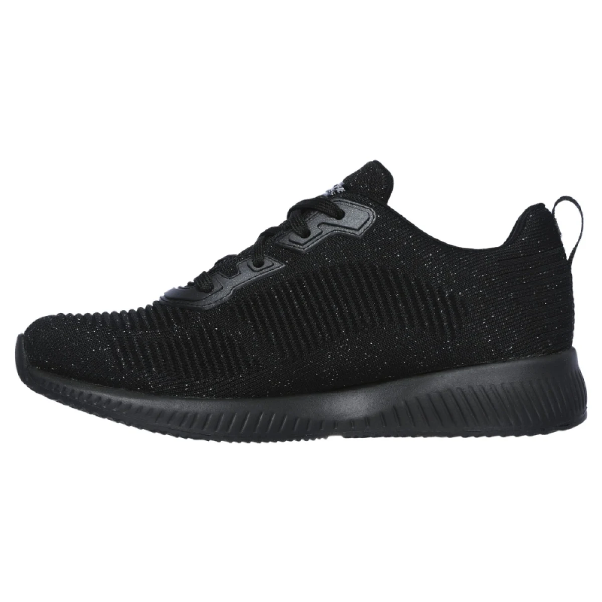Dámska rekreačná obuv SKECHERS Bobs Sport Squad Total Glam black silver · záber 3