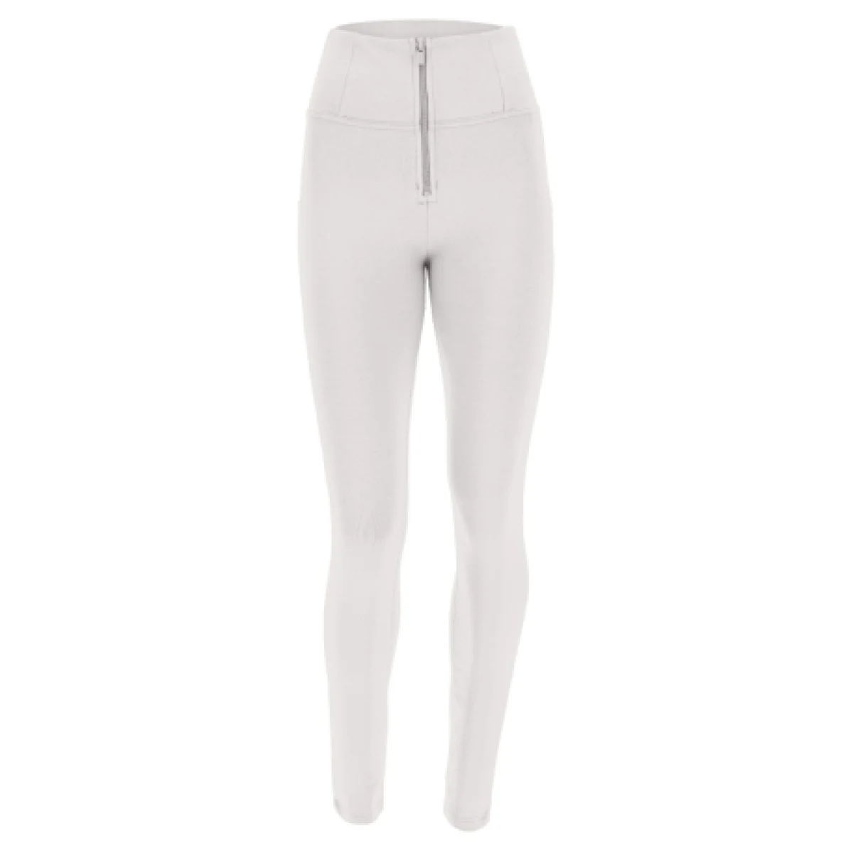 Dámske jeggings nohavice FREDDY WR.UP® skinny push up organic cotton trousers with high waist-Beige · záber 1