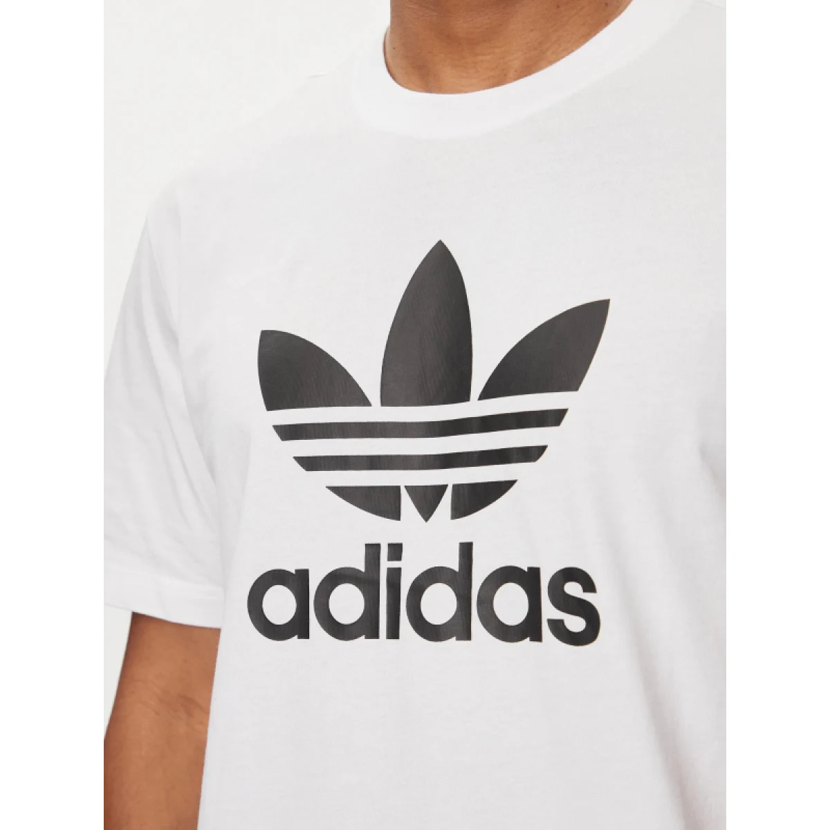Pánske tričko s krátkym rukávom ADIDAS Trefoil t-shirt-White · záber 5