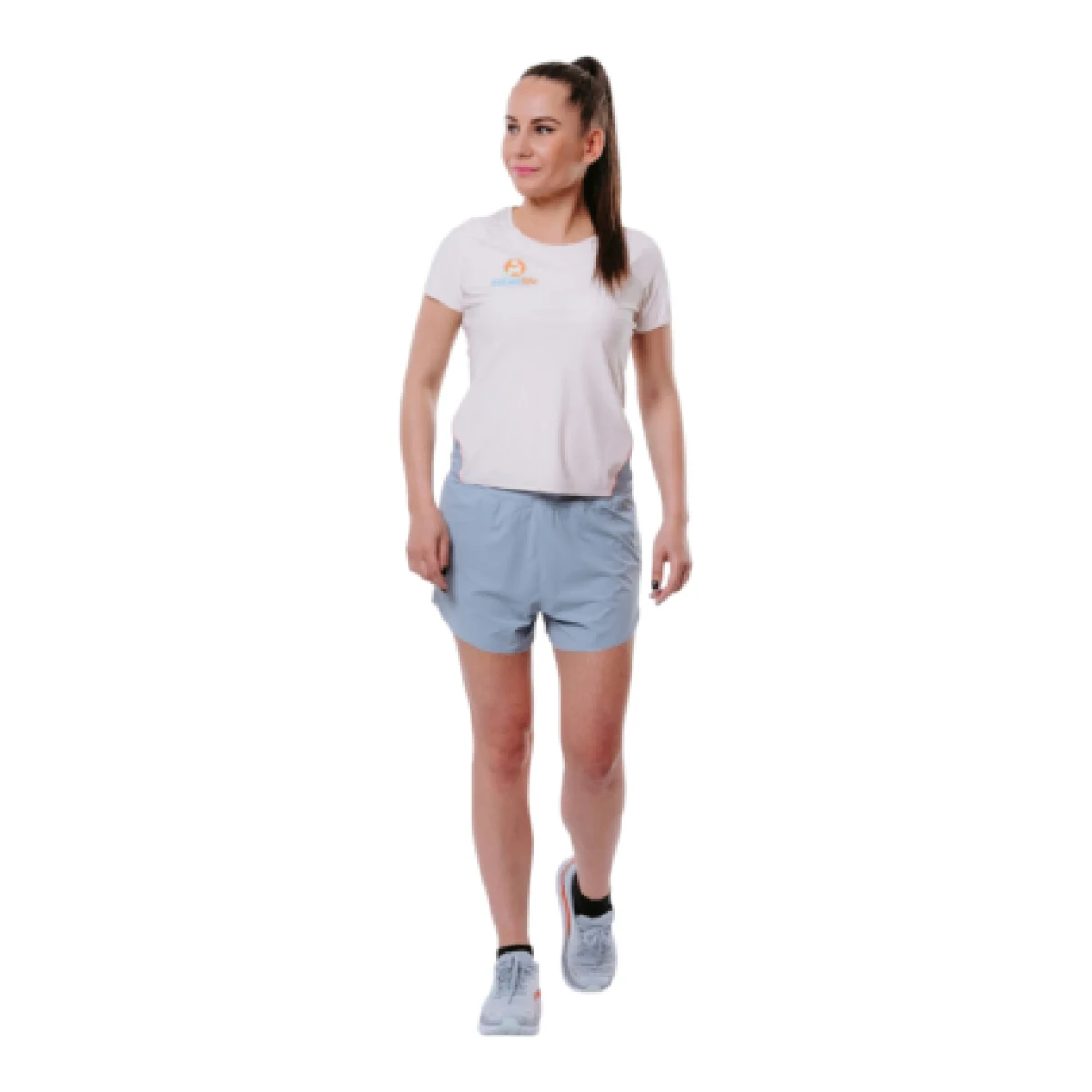 Dámske bežecké kraťasy ANTA Shorts-WOMEN-862125506-1-Pale Aqua Blue · záber 1