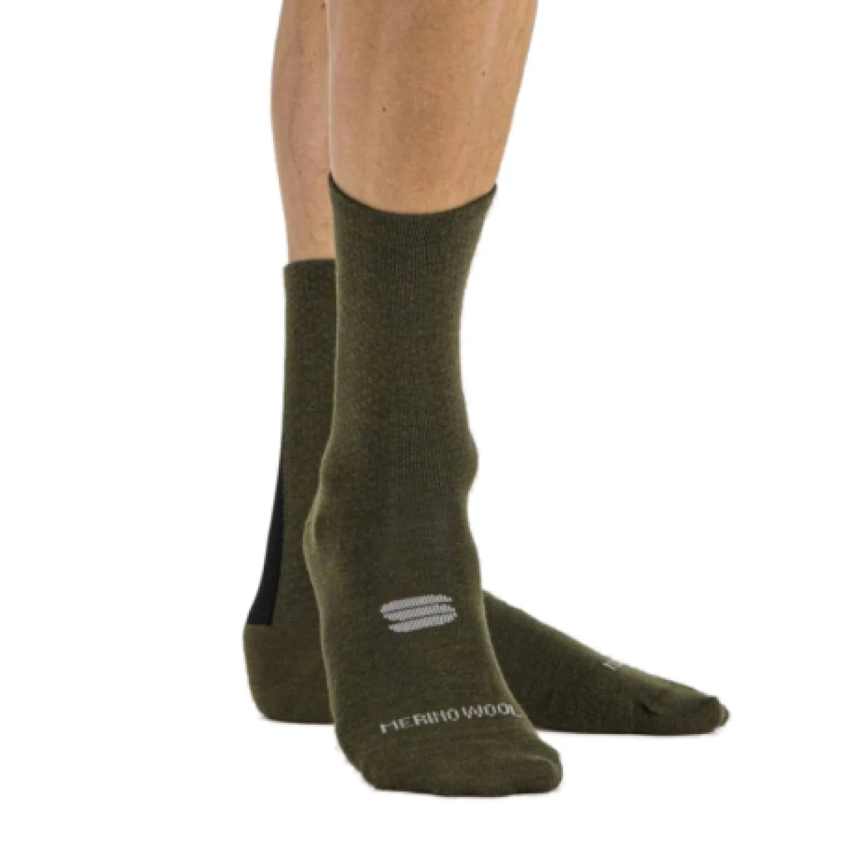 Cyklistické ponožky SPORTFUL Merino wool 18 socks, beetle black · záber 1
