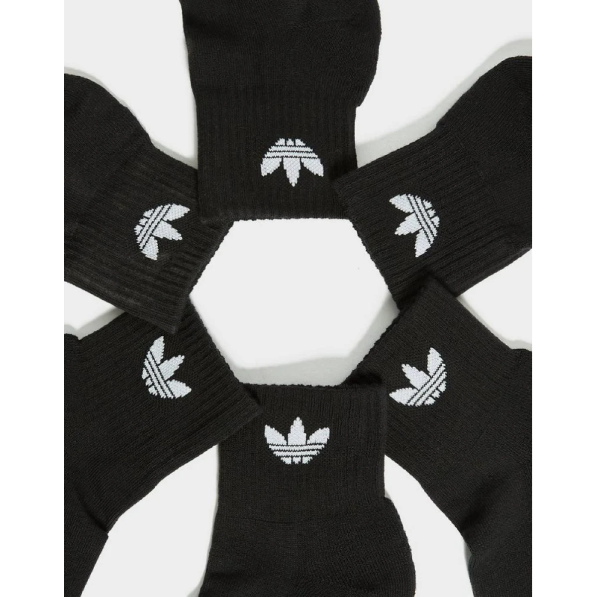 Ponožky ADIDAS 6 PACK-MID ANKLE SCK-BLACK · záber 5