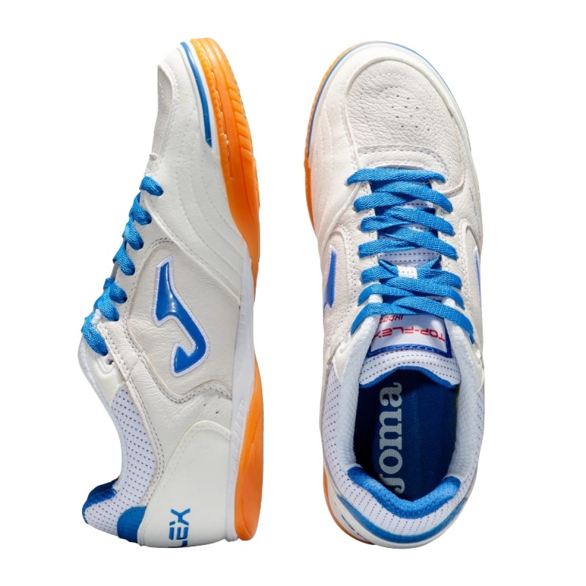 Pánske futbalové kopačky halové JOMA Top Flex 2122 M IC white · záber 4
