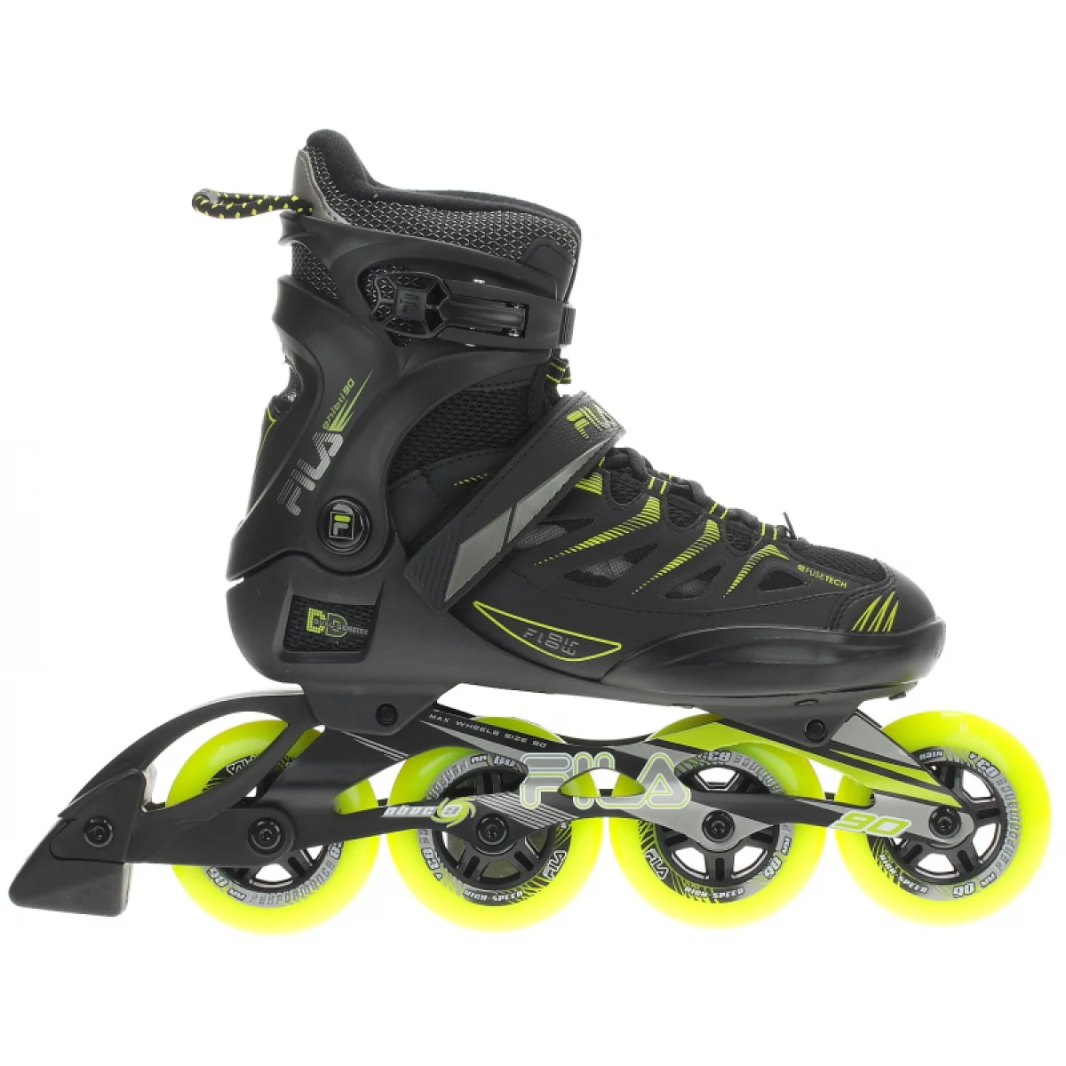 Kolieskové korčule FILA SKATES GHIBLI 90 BLACK LIME · záber 3