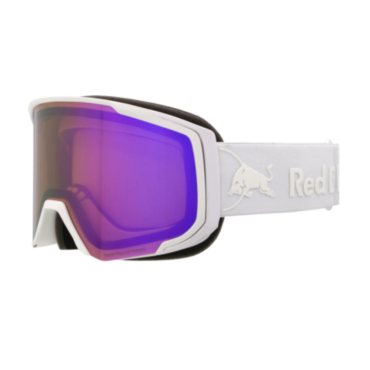 Lyžiarske okuliare RED BULL SPECT JIBB-04PU2, white orange with purple mirror · záber 1