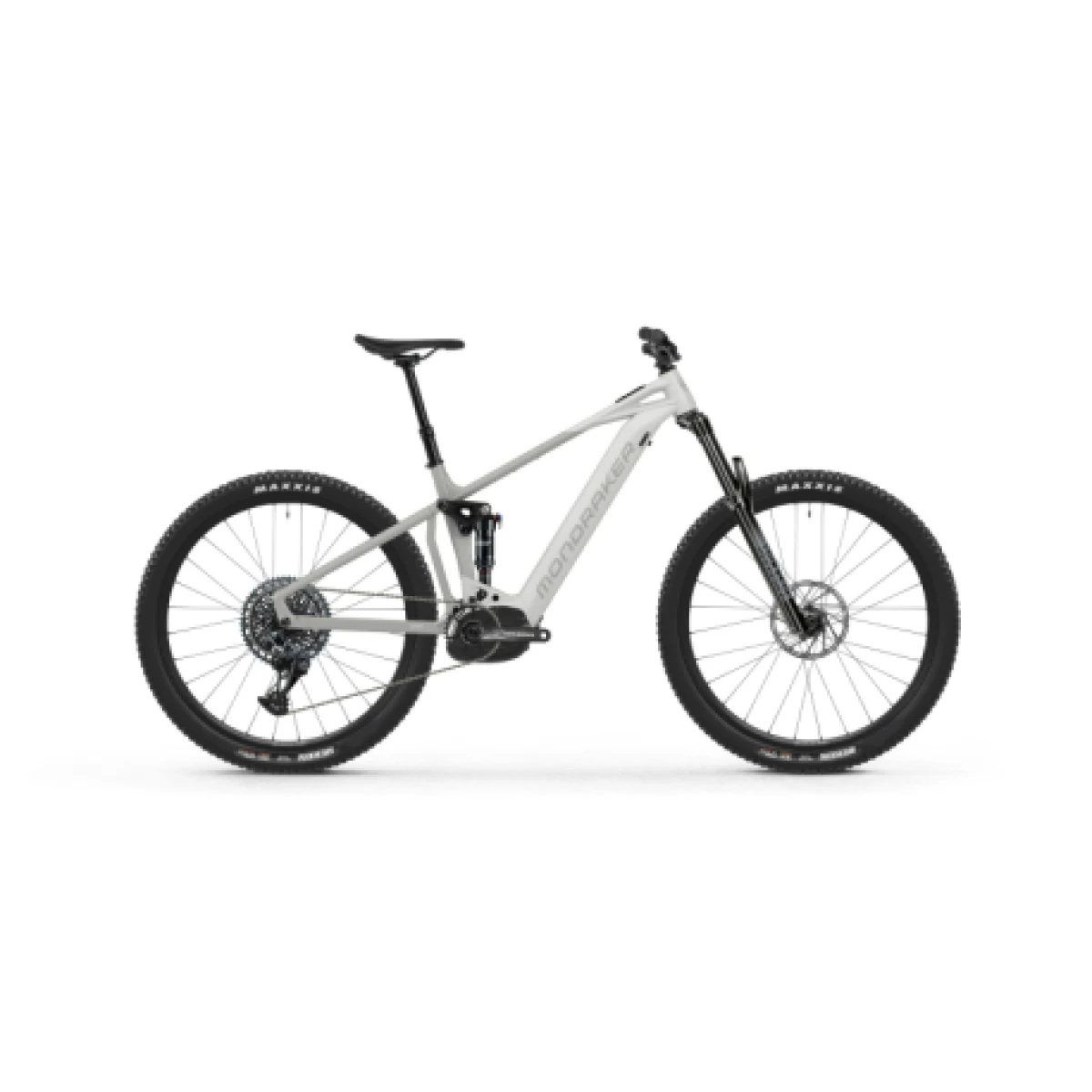 Horský elektrobicykel MONDRAKER Chaser 750, bunker grey fog grey · záber 1