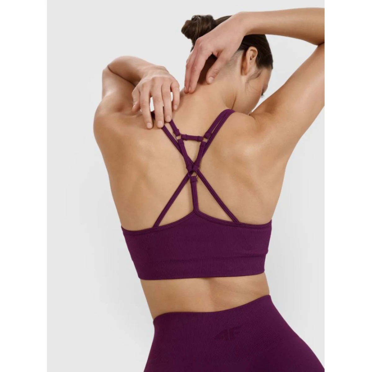 Dámska tréningová športová podprsenka 4F SPORT BRA F166-50S-DARK VIOLET · záber 3