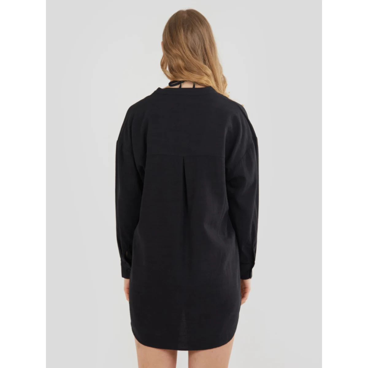 Dámska košeľa s dlhým rukávom FUNDANGO Athene Cover-up-890-black · záber 3