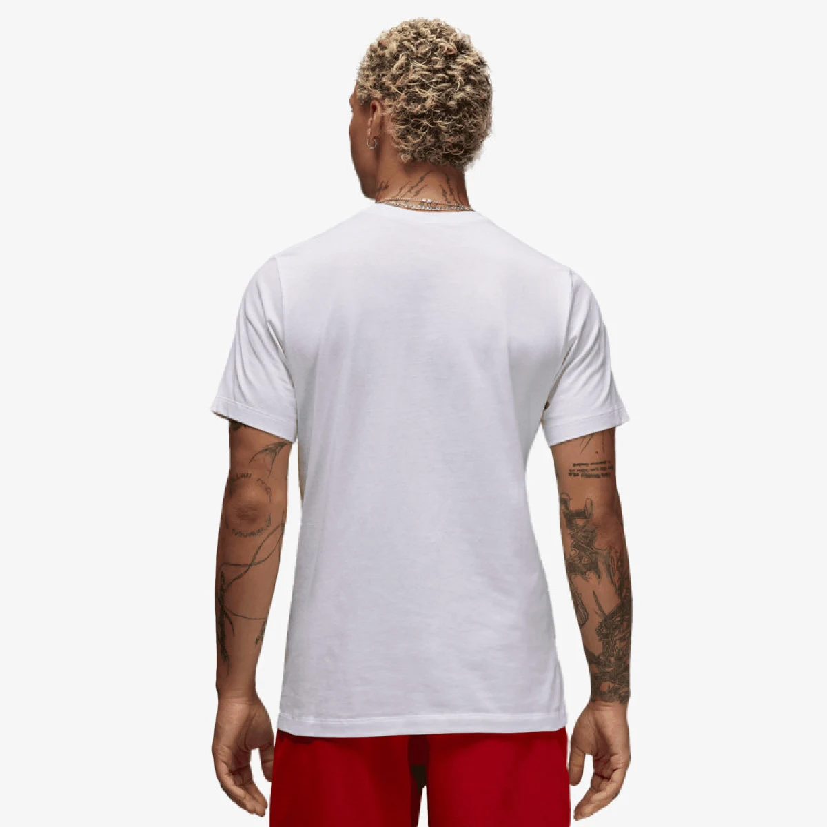 Pánske tričko s krátkym rukávom NIKE JORDAN M J CITY 88 SS CREW-100-White · záber 3