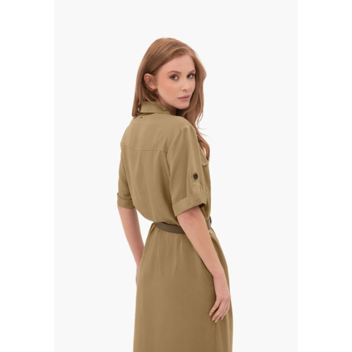 Dámske šaty VOLCANO HANA-102-BEIGE · záber 5