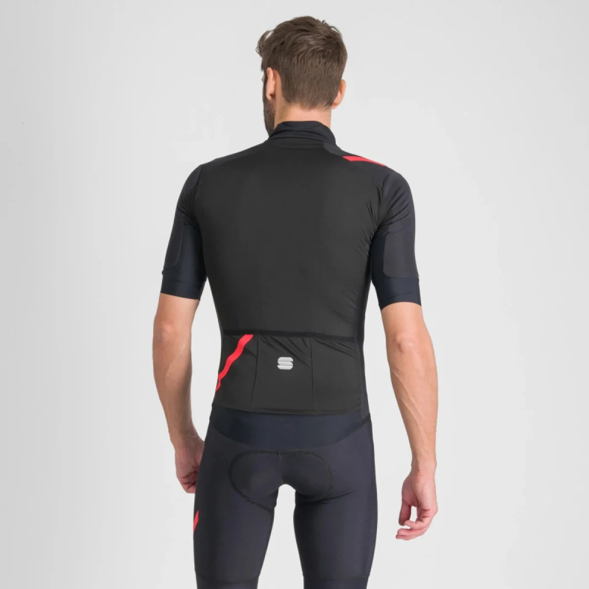 Pánska cyklistická bunda SPORTFUL Fiandre light no rain jacket s, black · záber 3